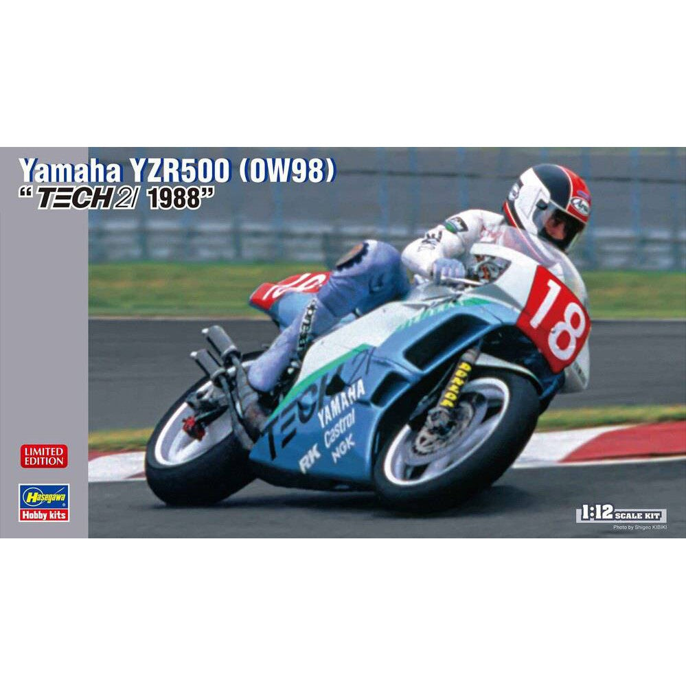 1/12 Yamaha YZR500 0W98 TECH21 1988
