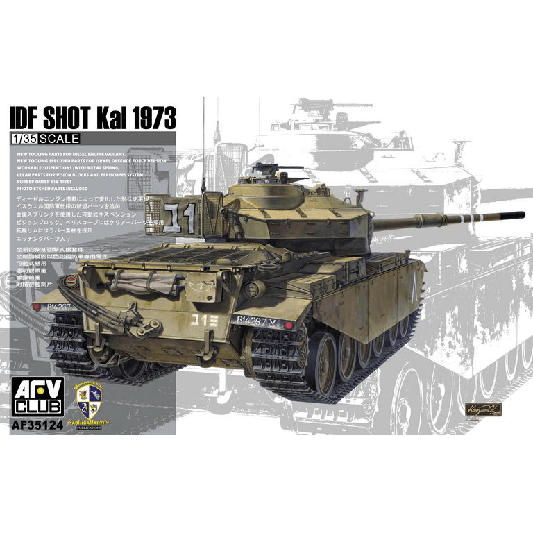 AFV Club AF35124 1/35 IDF Shot Kal 1973 Plastic Model Kit