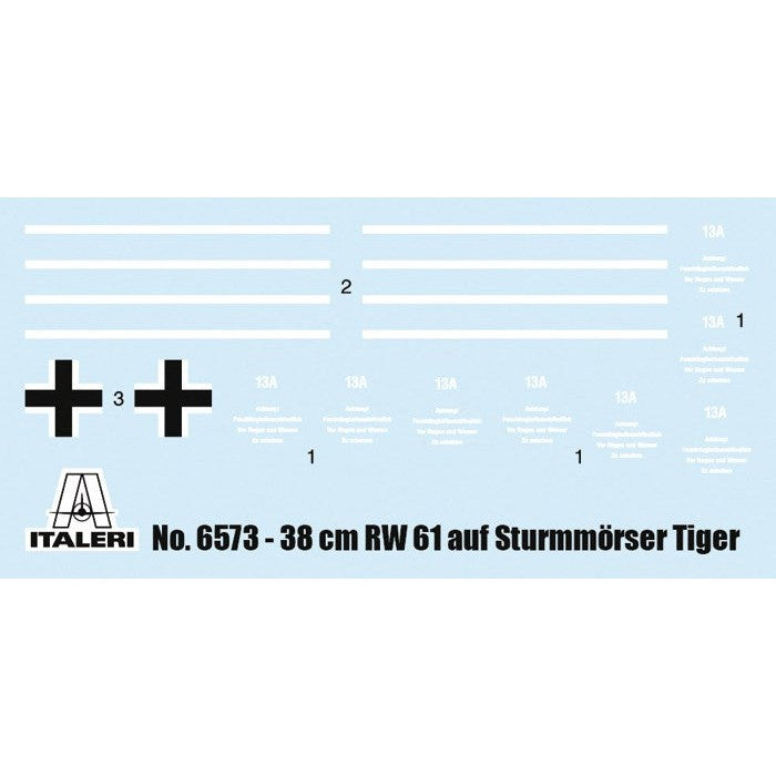 1/35 38cm RW 61 auf Sturmmörser Tiger