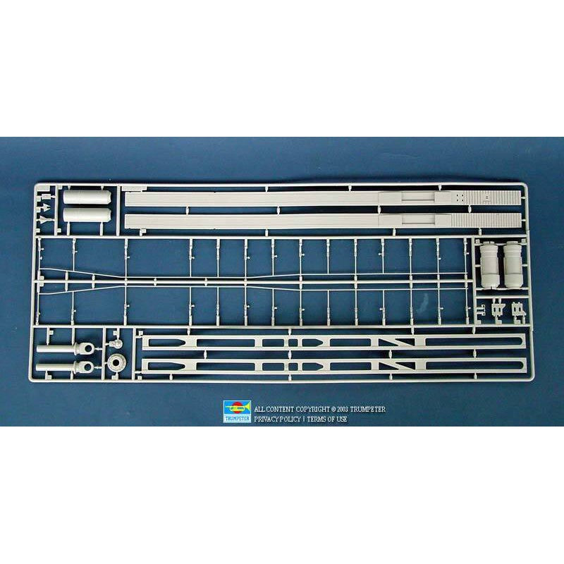 00207 1/35 280mm K5 E Leopold German Rail Road Gun Plastic Model Kit