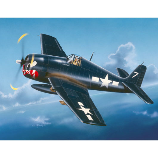 02257 1/32 F6F5 Hellcat Plastic Model Kit