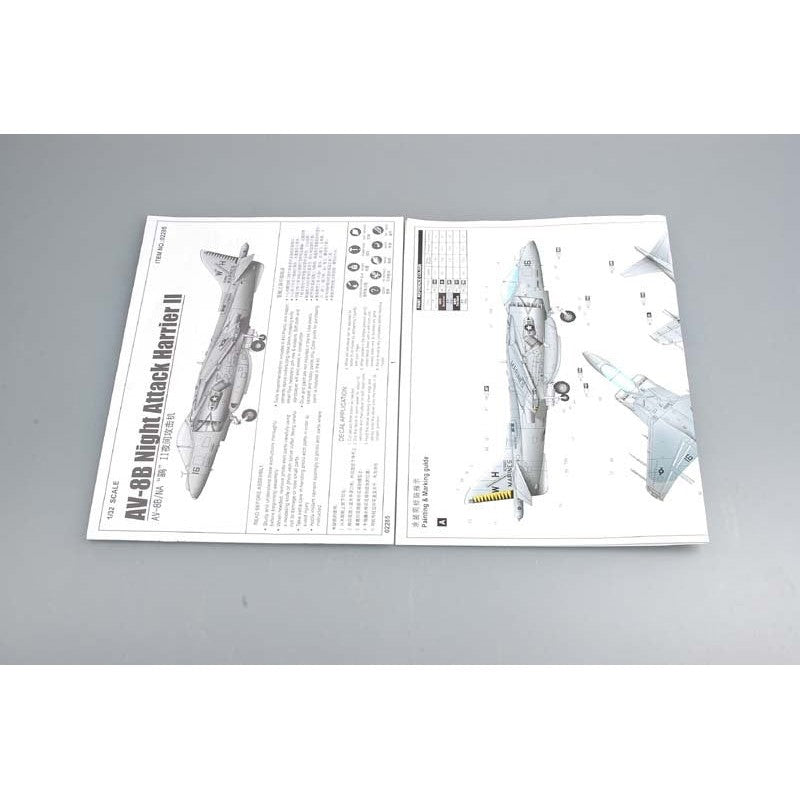 02285 1/32 AV8B Night Attack Harrier II Plastic Model Kit