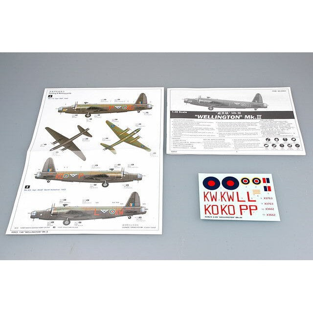 02823 1/48 Wellington Mk.III Plastic Model Kit
