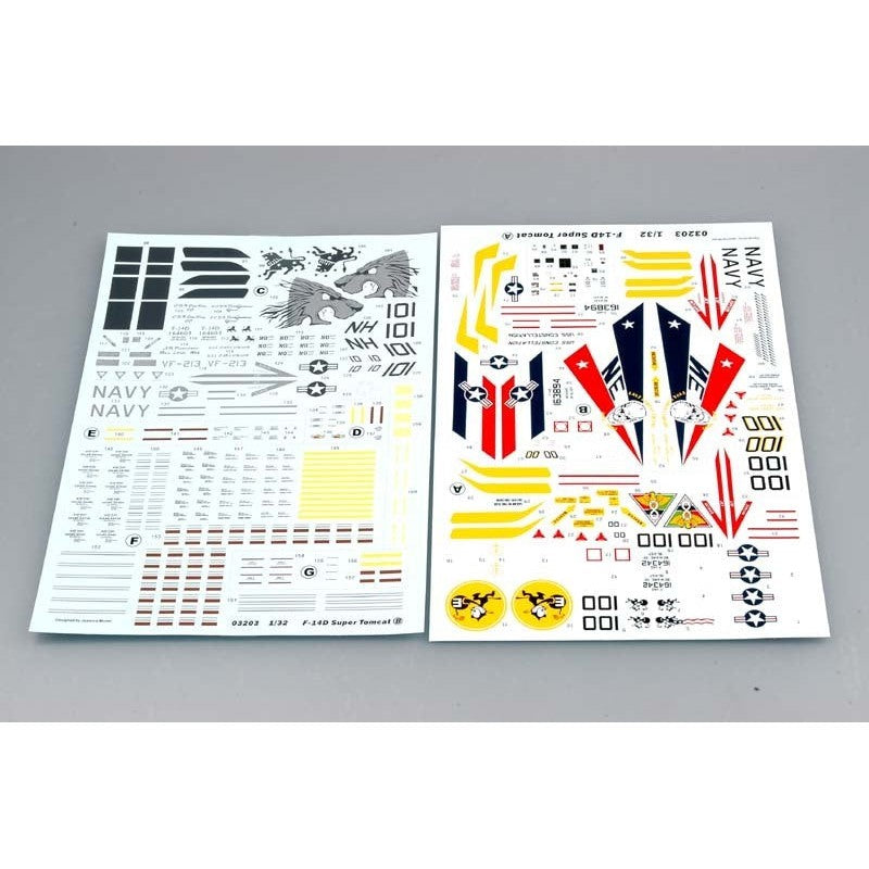 03203 1/32 F14D Super Tomcat Plastic Model Kit