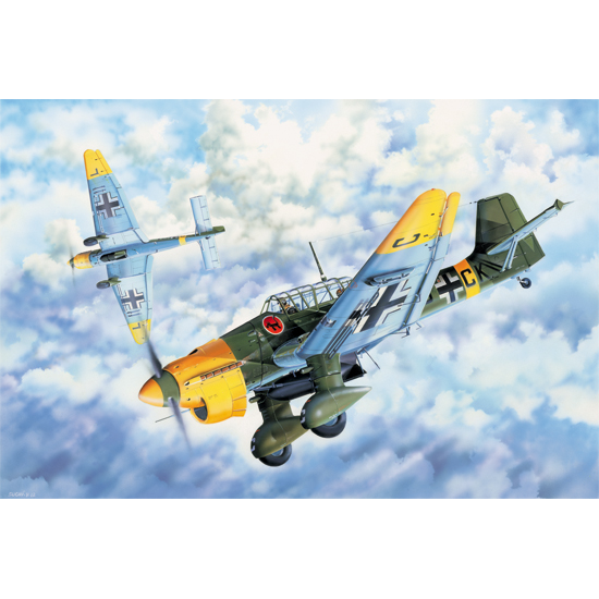 03214 1/32 Junkers Ju87B2 Stuka Plastic Model Kit