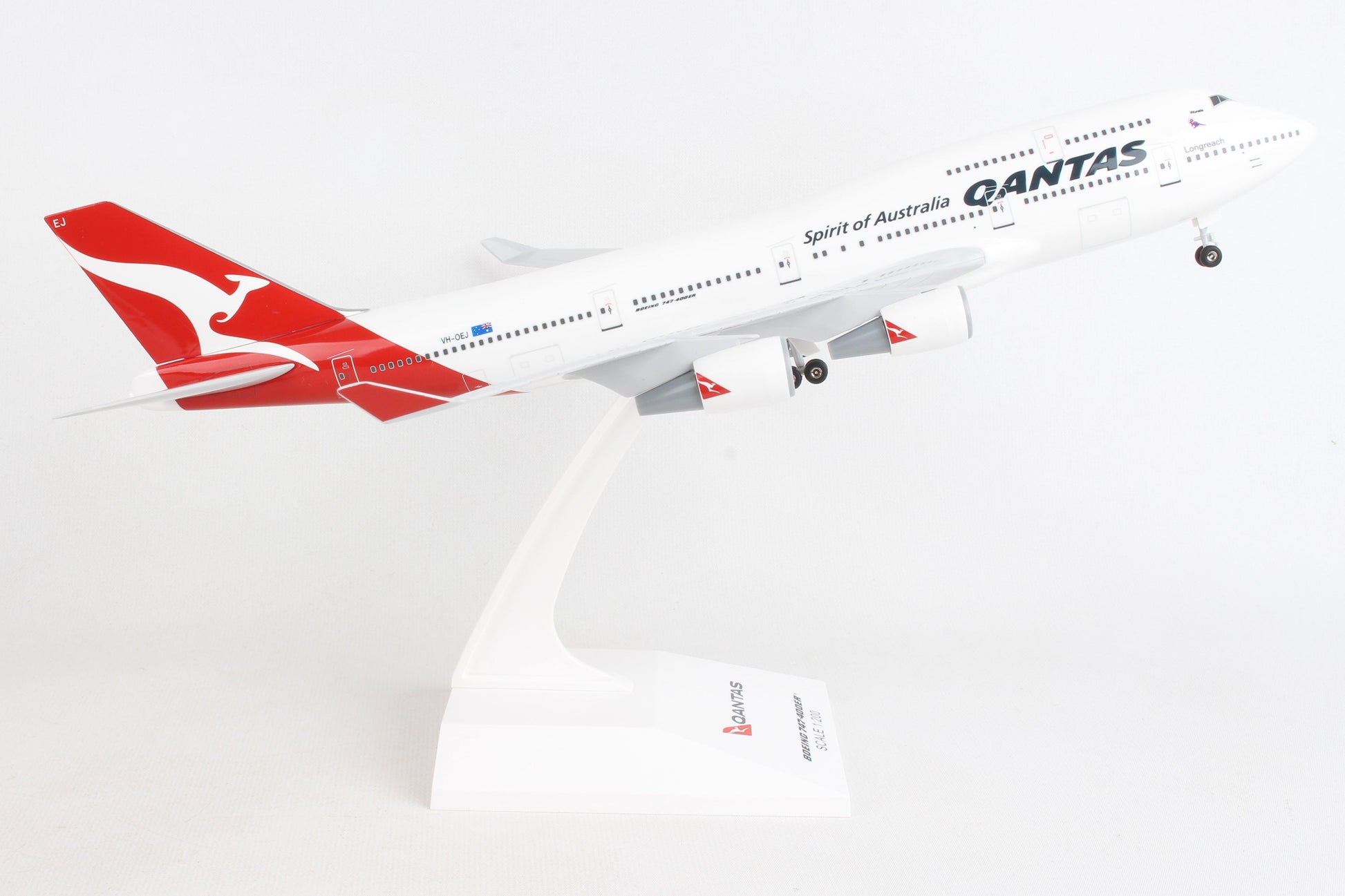 SKR1064 SKYMARKS QANTAS 747-400 1/200 FINAL FLIGHT REG#VH-OEJ