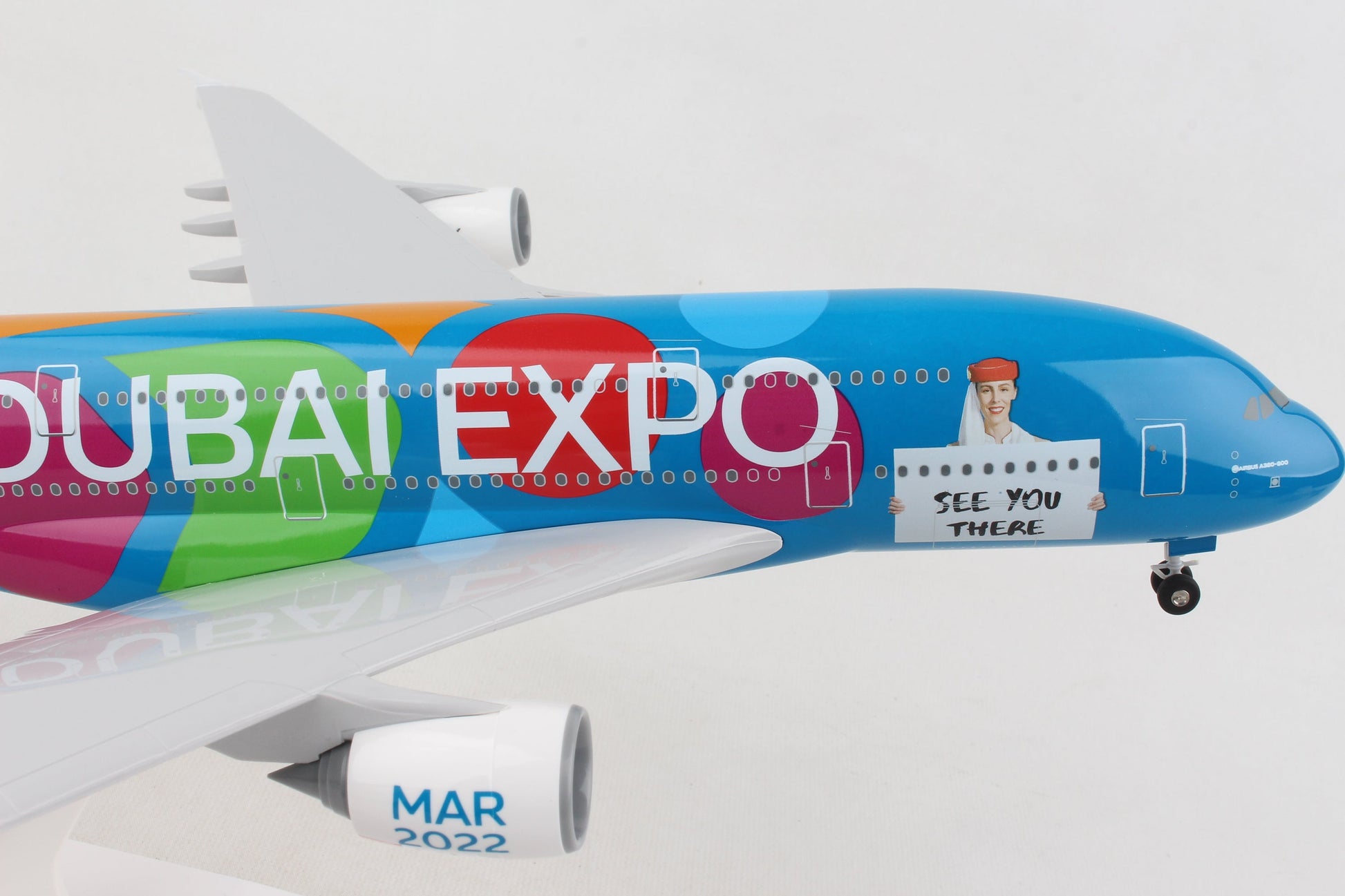SKR1101  SKYMARKS EMIRATES A380 1/200 DUBAI EXPO W/GEAR