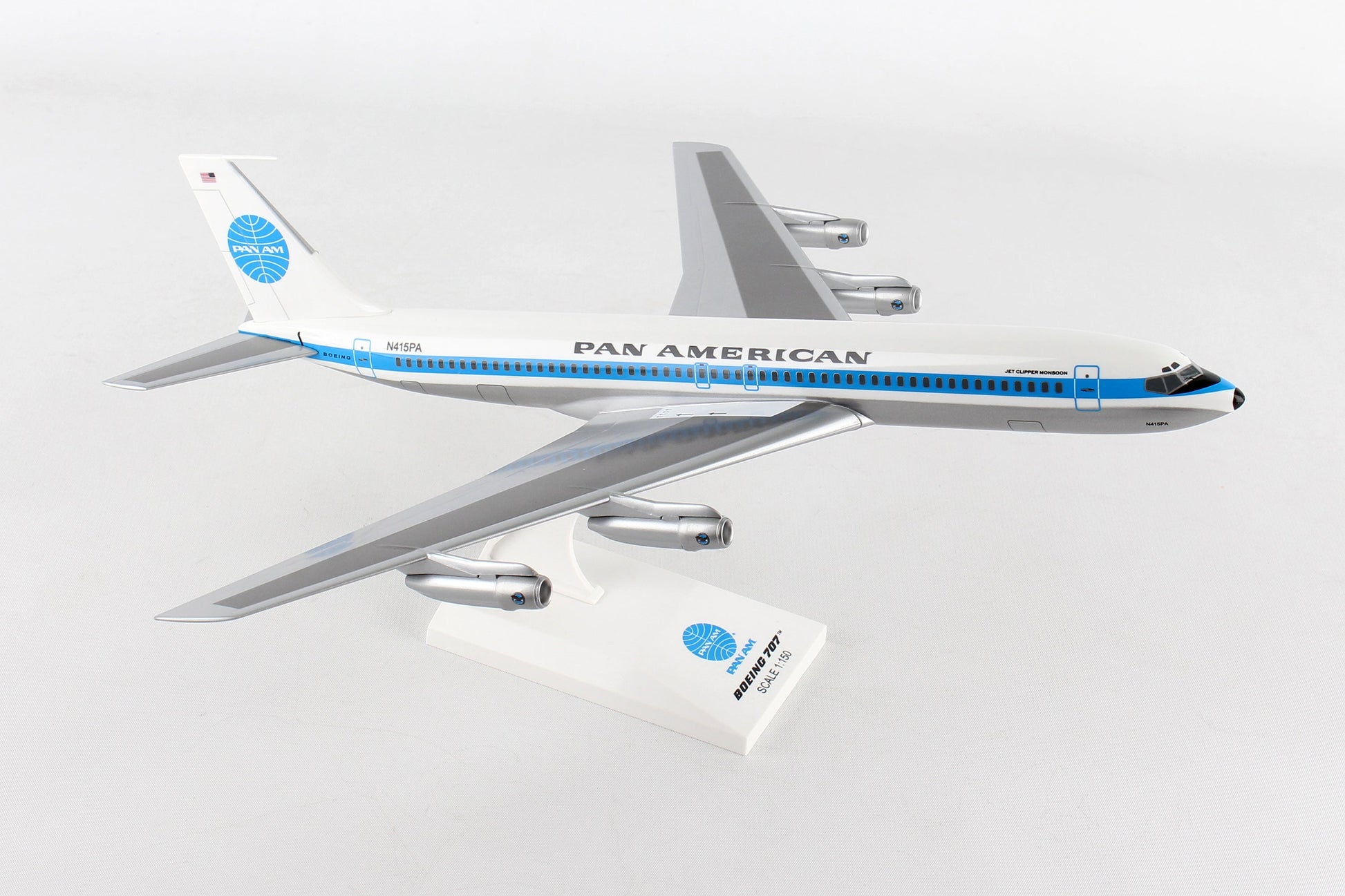 SKR877 SKYMARKS PAN AM 707 1/150 JET CLIPPER MONSOON REG#N415PA